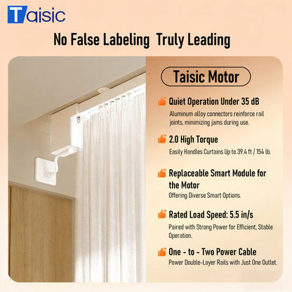 Mini Smart Curtain Motor Electric Curtain Automatic System Rail Rod Support Alexa Alice Google Assistant Smartthings Tuya Zigbee