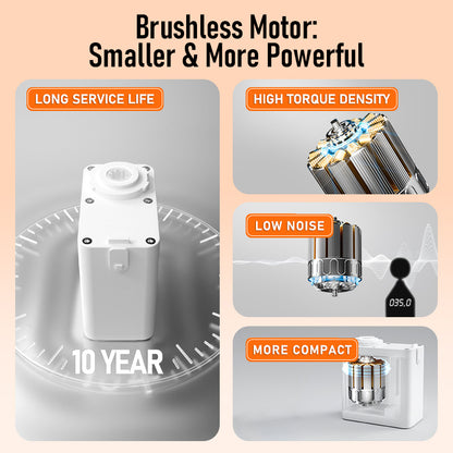 Mini Smart Curtain Motor Electric Curtain Automatic System Rail Rod Support Alexa Alice Google Assistant Smartthings Tuya Zigbee