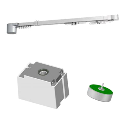 Mini Smart Curtain Motor Electric Curtain Automatic System Rail Rod Support Alexa Alice Google Assistant Smartthings Tuya Zigbee
