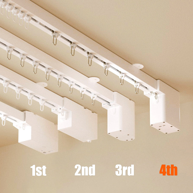 Mini Smart Curtain Motor Electric Curtain Automatic System Rail Rod Support Alexa Alice Google Assistant Smartthings Tuya Zigbee